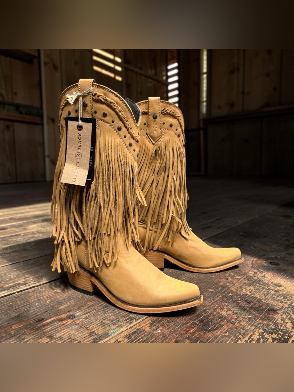 Liberty Black Women’s Lourdes Fringe Western Boots #LB-71124